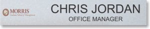 (image for) Morris Graduate School of Management Nameplate