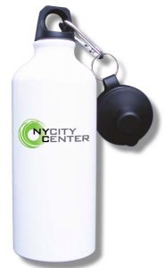 (image for) New York City Center Water Bottle - White