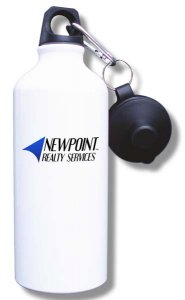 (image for) Newpoint Realty Water Bottle - White