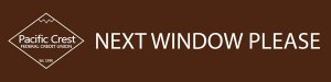 (image for) Pacific Crest FCU 2 x 8 Name Plate and Holder - Next Window Please