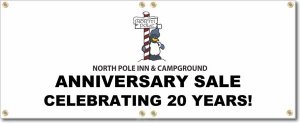 (image for) North Pole Inn and Campground Banner Logo Center