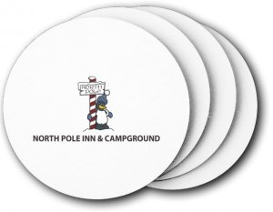(image for) North Pole Inn and Campground Coasters (5 Pack)