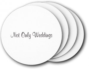 (image for) Not Only Weddings Coasters (5 Pack)