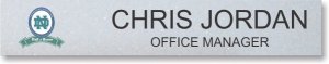 (image for) Notre Dame College Prep Nameplate