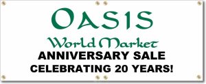 (image for) Oasis World Market Banner Logo Center