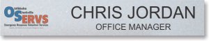 (image for) OSERVS Nameplate