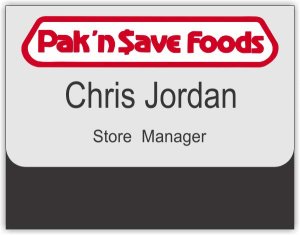 (image for) Pak \'n Save Foods Silver Pocket Badge