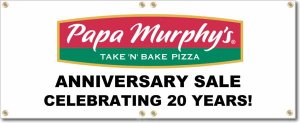 (image for) Papa Murphy\'s Banner Logo Center