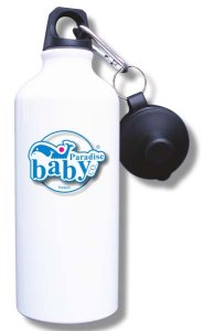 (image for) Paradise Baby Co. Water Bottle - White