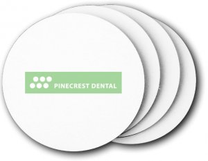 (image for) Pinecrest Dental Coasters (5 Pack)