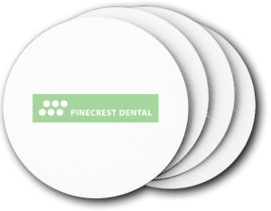 (image for) Pinecrest Dental Coasters (5 Pack)