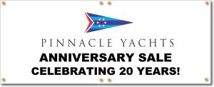(image for) Pinnacle Yachts Banner Logo Center