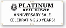 (image for) Platinum Real Estate Banner Logo Center