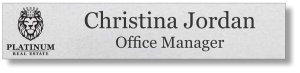 (image for) Platinum Real Estate Nameplate