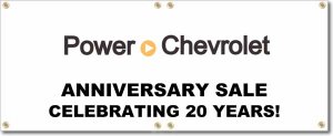 (image for) Power Chevrolet Banner Logo Center
