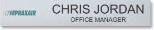 (image for) Praxair Nameplate