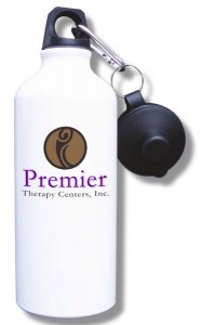 (image for) Premier Therapy Centers, Inc. Water Bottle - White