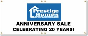 (image for) Prestige Homes Property Mgmt. Banner Logo Center