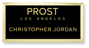 (image for) PROST Los Angeles Gold and Black Executive Badge