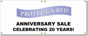 (image for) Protect-A-Bed Banner Logo Center