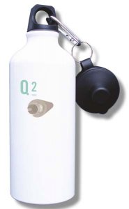 (image for) Q2, LLC Water Bottle - White