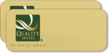 (image for) Quality Hotel Pack of 25 Gold Logo Only Badges