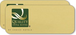 (image for) Quality Inn & Suites Pack of 25 Gold Logo Only Badges