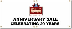 (image for) Railey Mtn. Lake Vacations Banner Logo Center