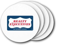 (image for) Realty Executives Color Logo Coasters (5 Pack)