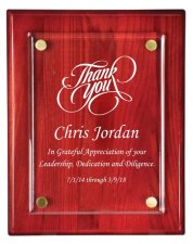 (image for) Rosewood Stafford Plaque 8X10
