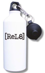 (image for) ReL8 Water Bottle - White