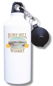 (image for) Ruby Hill Winery Water Bottle - White