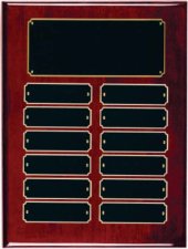 (image for) Rosewood Piano Board 12 Plate Perpetual Plaque