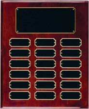 (image for) Rosewood Piano Board 18 Plate Perpetual Plaque