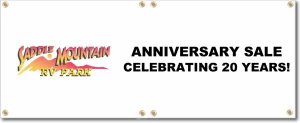 (image for) Saddle Mountain RV Park Banner Logo Left