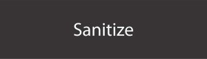 (image for) Black Plate - Sanitize - 90010789