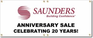 (image for) Saunders Construction Banner Logo Center