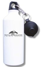 (image for) Seattle Metropolitan Credit Union Water Bottle - White