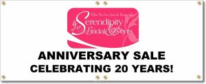 (image for) Serendipity Bridal & Events Banner Logo Center