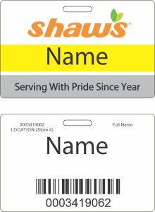 (image for) Shaws ID Badge for Minors 14-15 Years Old