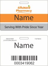 (image for) Shaws Pharmacy ID Badge for Minors 16-17 Years Old
