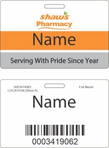 (image for) Shaws Pharmacy ID Badge for Minors 16-17 Years Old