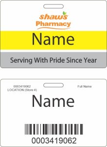 (image for) Shaws Pharmacy ID Badge for Minors 14-15 Years Old