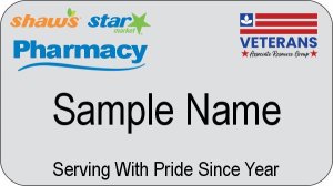 (image for) Shaws Star Market Pharmacy Silver Diversity Badge