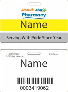 (image for) Shaws Star Market Pharmacy Badge for Minors 14-15 Years Old