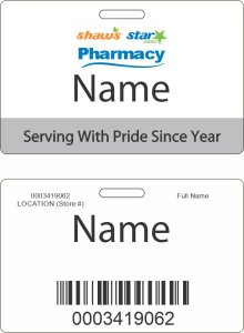 (image for) Shaws Star Market Pharmacy ID Badge