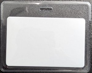 (image for) ID Card Clear Sleeve - Horizontal