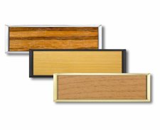(image for) Custom Small Executive Wood Badge