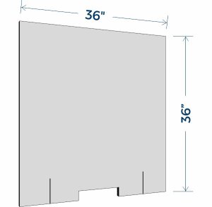 (image for) Sneeze Guard - 36\" x 36\"