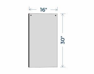 (image for) Floating Sneeze Guard - Portrait - 16\" x 30\"